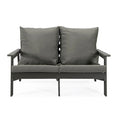 Canapé deux places Alpine d'extérieur - Fauteuil d'appoint rembourré pour l'intérieur, la véranda, le jardin et le salon