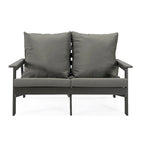 Canapé deux places Alpine d'extérieur - Fauteuil d'appoint rembourré pour l'intérieur, la véranda, le jardin et le salon