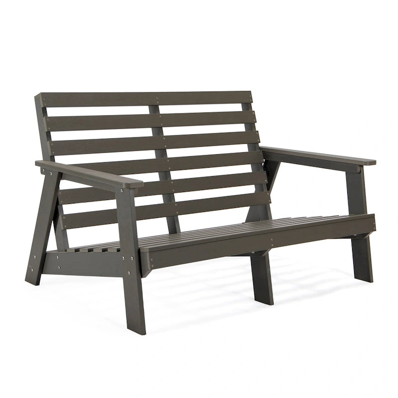 Canapé deux places Alpine d'extérieur - Fauteuil d'appoint rembourré pour l'intérieur, la véranda, le jardin et le salon