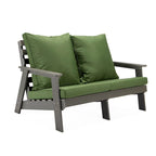 Canapé deux places Alpine d'extérieur - Fauteuil d'appoint rembourré pour l'intérieur, la véranda, le jardin et le salon
