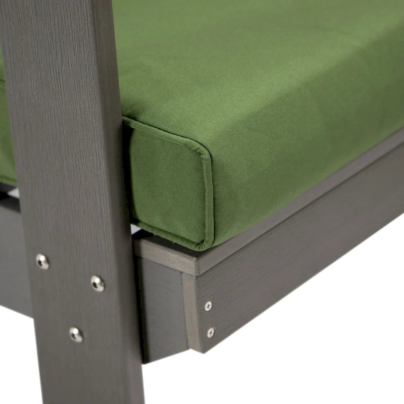 Canapé deux places Alpine d'extérieur - Fauteuil d'appoint rembourré pour l'intérieur, la véranda, le jardin et le salon