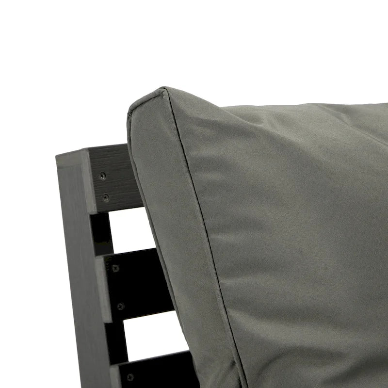 Canapé deux places Alpine d'extérieur - Fauteuil d'appoint rembourré pour l'intérieur, la véranda, le jardin et le salon
