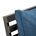Canapé deux places Alpine d'extérieur - Fauteuil d'appoint rembourré pour l'intérieur, la véranda, le jardin et le salon
