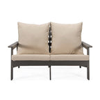 Canapé deux places Alpine d'extérieur - Fauteuil d'appoint rembourré pour l'intérieur, la véranda, le jardin et le salon