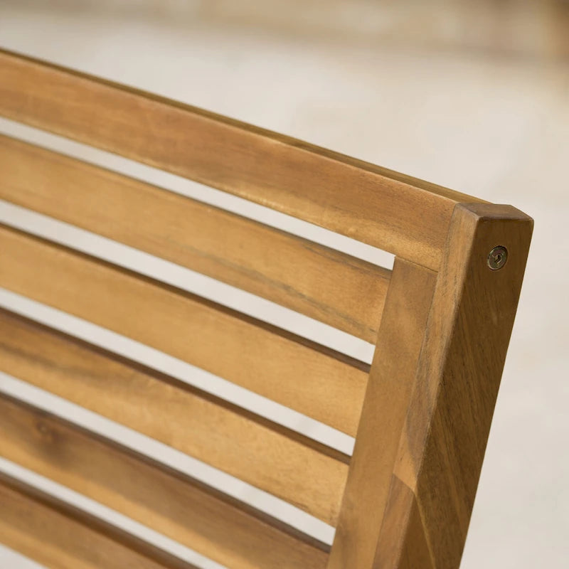 Chaises de salle à manger d'extérieur Hermosa KD en bois (lot de 2)
