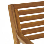 Chaises de salle à manger d'extérieur Hermosa KD en bois (lot de 2)