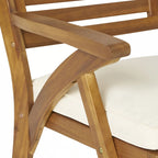 Chaises de salle à manger d'extérieur Hermosa KD en bois (lot de 2)