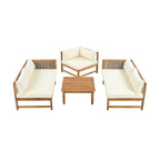 Christopher Knight Home - Ensemble de canapés d'angle avec coussins imperméables - Canapé d'extérieur haut de gamme