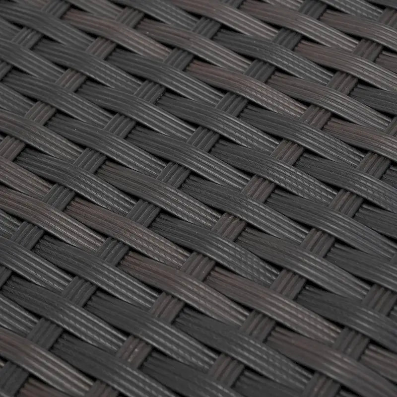 Ensemble de canapé d'angle 10 pièces en rotin PE pour extérieur, mobilier de conversation pour patio avec coussins et table basse