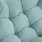 GDFStudio - Fauteuil suspendu œuf Sophia pour 2 personnes avec support, pour espaces de détente intérieurs et extérieurs