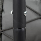 GDFStudio - Fauteuil suspendu œuf Sophia pour 2 personnes avec support, pour espaces de détente intérieurs et extérieurs