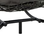 GDFStudio - Fauteuil suspendu œuf Sophia pour 2 personnes avec support, pour espaces de détente intérieurs et extérieurs