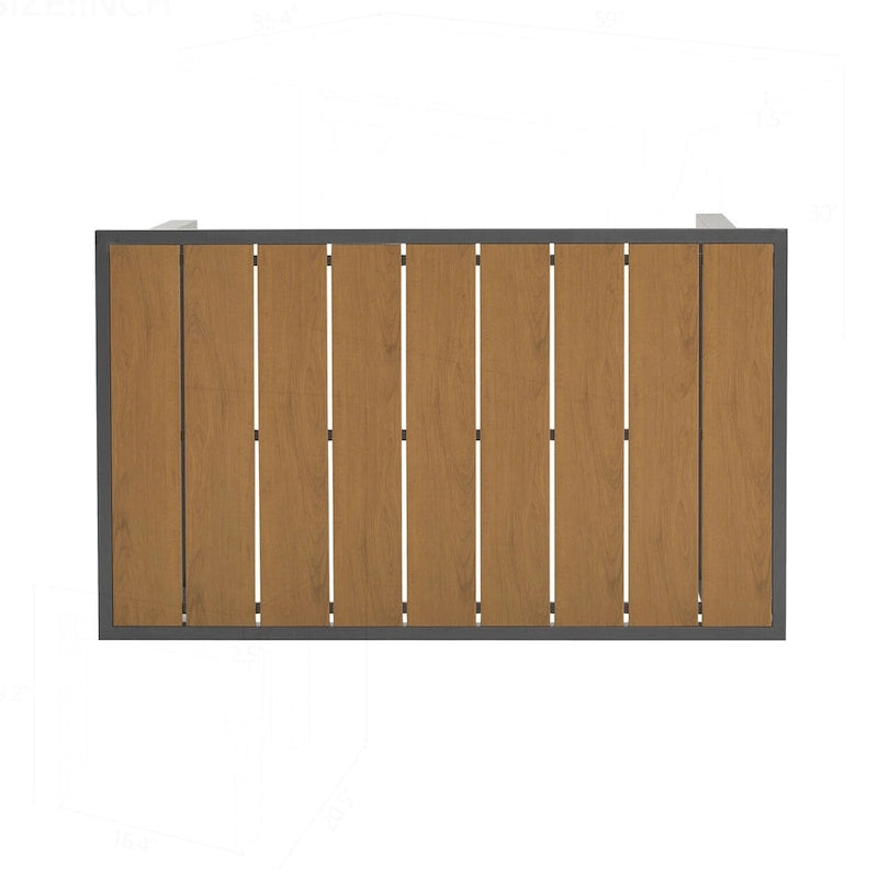 Ensemble de mobilier de patio en métal pour se détendre et recevoir