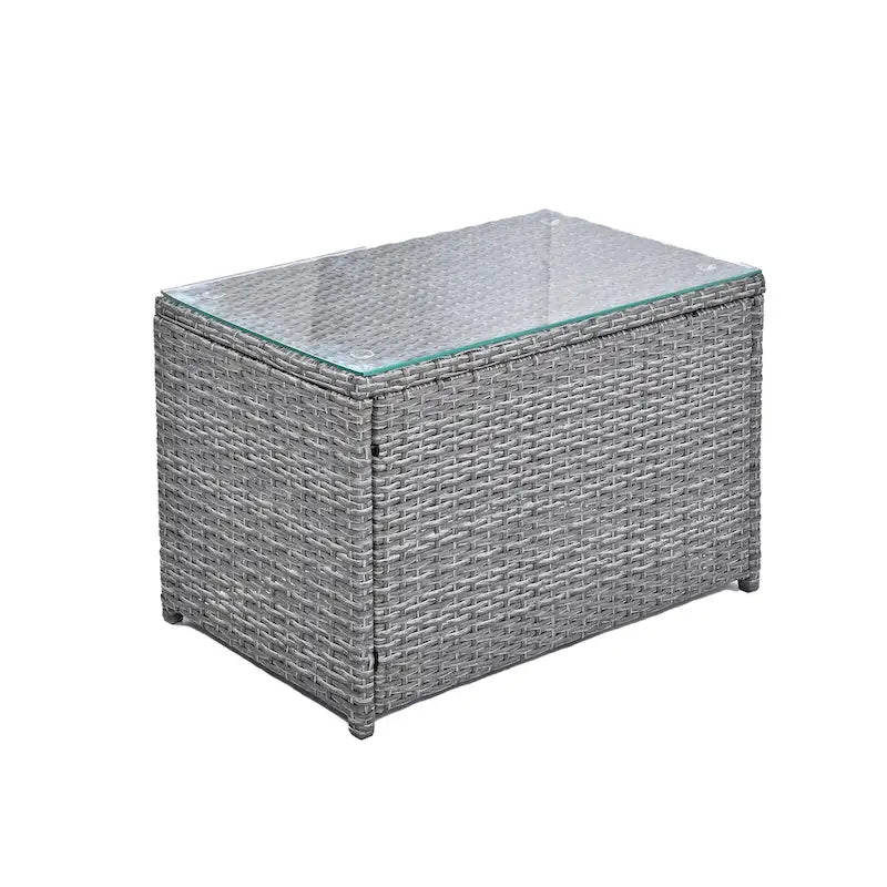 Ensemble de canapés ronds de conversation d'extérieur 6 pièces pour patio