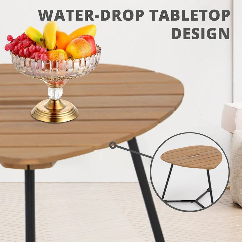Ensemble bistro d'extérieur luxueux 3 pièces en corde tressée métallique avec coussin gris et table basse - 63 x 62,5 x 74 cm