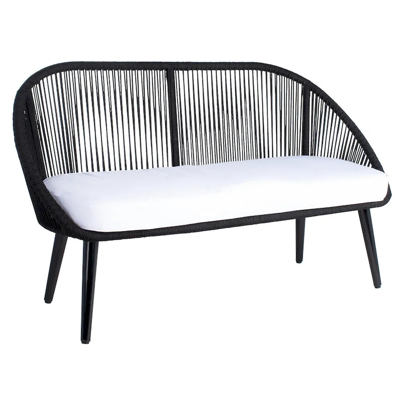 Ensemble de conversation de patio extérieur SAFAVIEH Morena 4 pièces - 54 po L x 34 po P x 24 po H