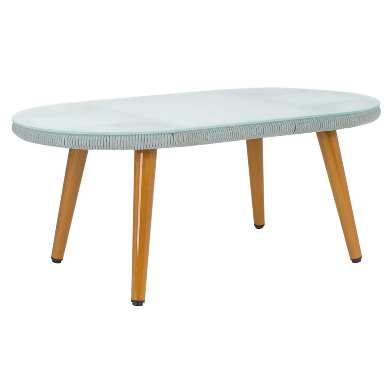 Ensemble de conversation de patio extérieur SAFAVIEH Morena 4 pièces - 54 po L x 34 po P x 24 po H