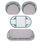 Ensemble de conversation de patio extérieur SAFAVIEH Morena 4 pièces - 54 po L x 34 po P x 24 po H