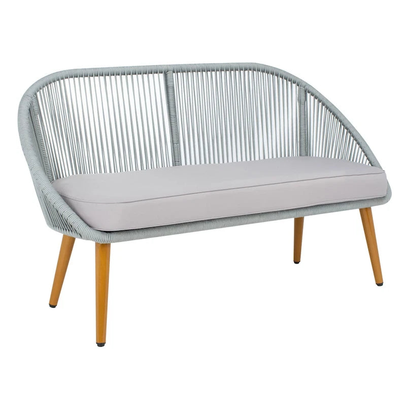 Ensemble de conversation de patio extérieur SAFAVIEH Morena 4 pièces - 54 po L x 34 po P x 24 po H
