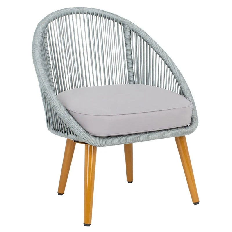 Ensemble de conversation de patio extérieur SAFAVIEH Morena 4 pièces - 54 po L x 34 po P x 24 po H