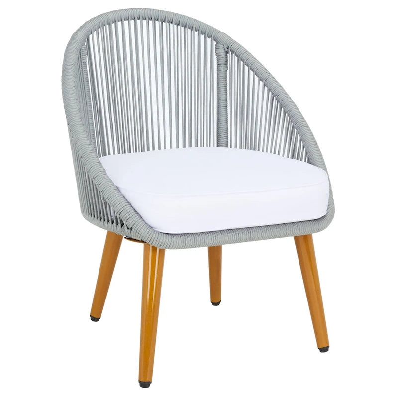 Ensemble de conversation de patio extérieur SAFAVIEH Morena 4 pièces - 54 po L x 34 po P x 24 po H