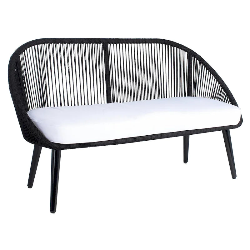 Ensemble de conversation de patio extérieur SAFAVIEH Morena 4 pièces - 54 po L x 34 po P x 24 po H