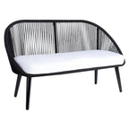 Ensemble de conversation de patio extérieur SAFAVIEH Morena 4 pièces - 54 po L x 34 po P x 24 po H