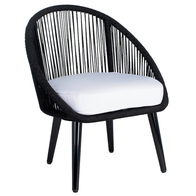 Ensemble de conversation de patio extérieur SAFAVIEH Morena 4 pièces - 54 po L x 34 po P x 24 po H