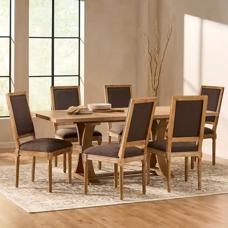 Ensemble de salle à manger Regina en bois par Christopher Knight Home