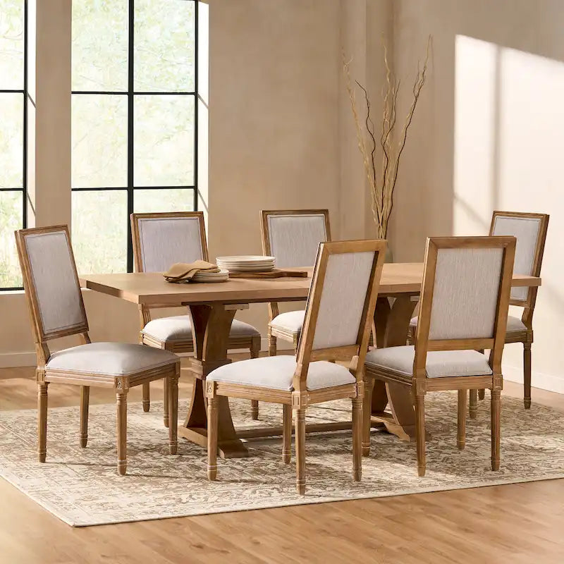 Ensemble de salle à manger Regina en bois par Christopher Knight Home