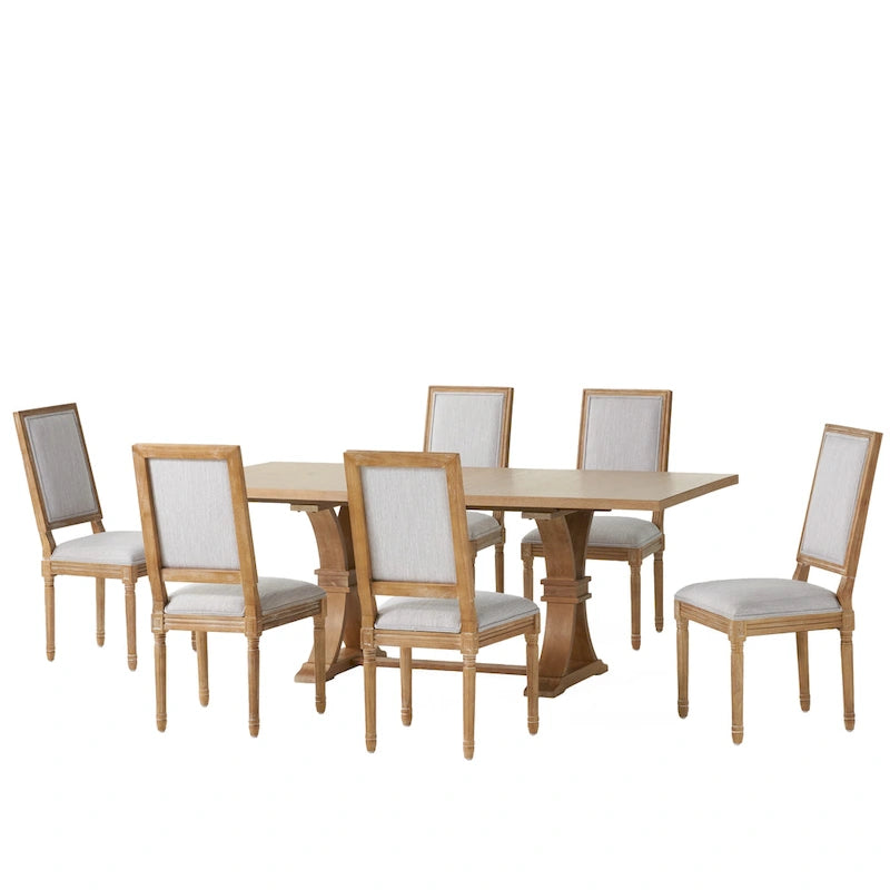 Ensemble de salle à manger Regina en bois par Christopher Knight Home