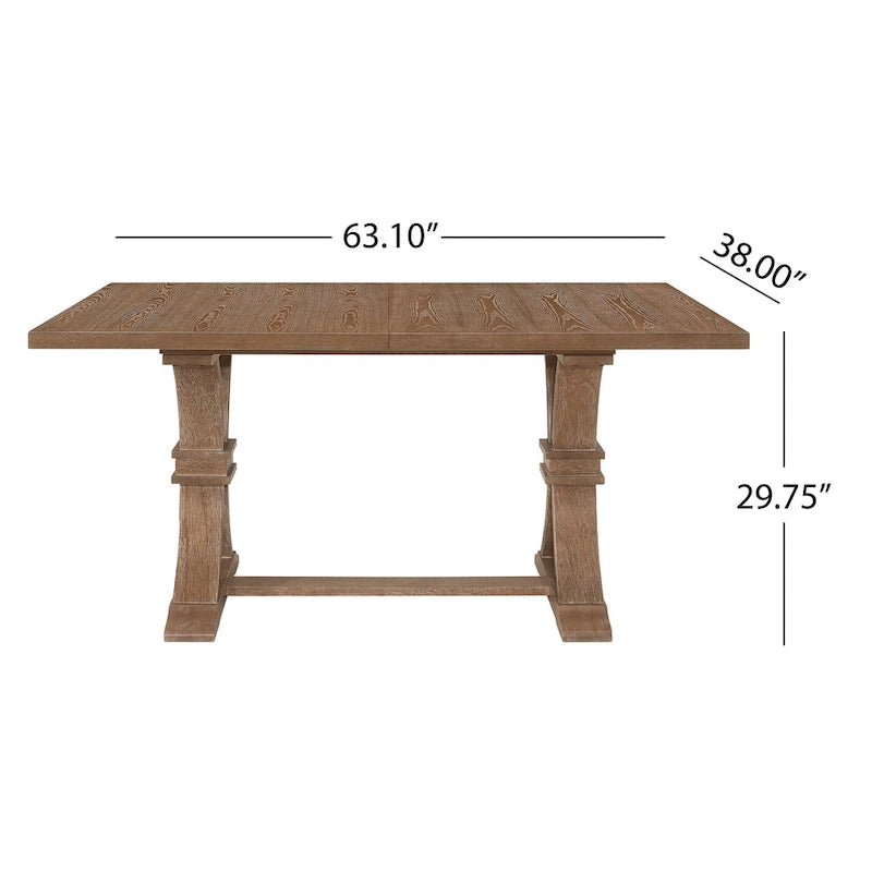 Ensemble de salle à manger Regina en bois par Christopher Knight Home