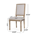 Ensemble de salle à manger Regina en bois par Christopher Knight Home