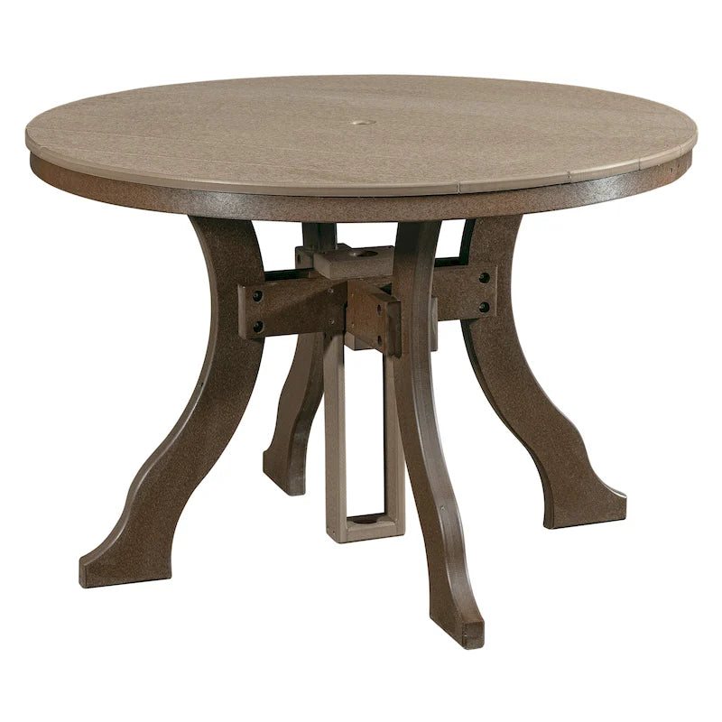 Table ronde de salle à manger American Furniture Classics, fabriquée aux États-Unis