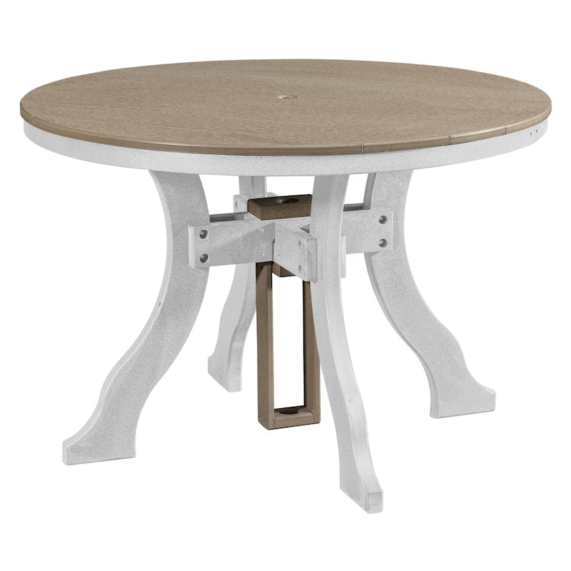 Table ronde de salle à manger American Furniture Classics, fabriquée aux États-Unis