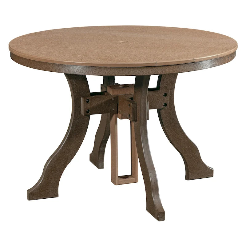 Table ronde de salle à manger American Furniture Classics, fabriquée aux États-Unis