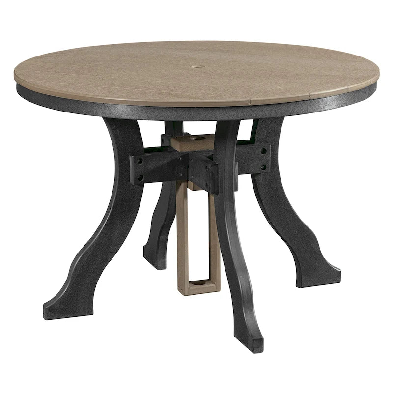 Table ronde de salle à manger American Furniture Classics, fabriquée aux États-Unis