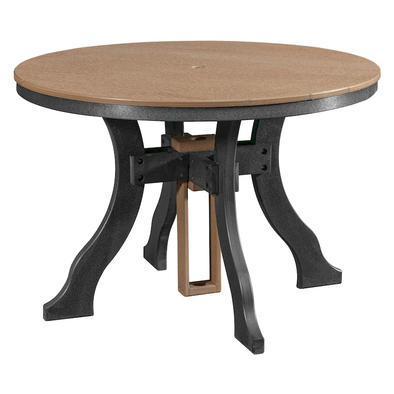 Table ronde de salle à manger American Furniture Classics, fabriquée aux États-Unis