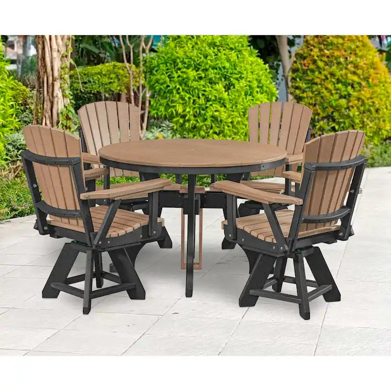Table ronde de salle à manger American Furniture Classics, fabriquée aux États-Unis