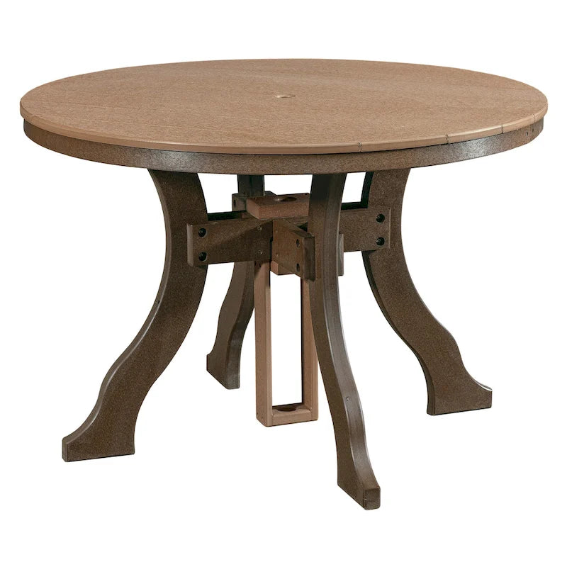 Table ronde de salle à manger American Furniture Classics, fabriquée aux États-Unis