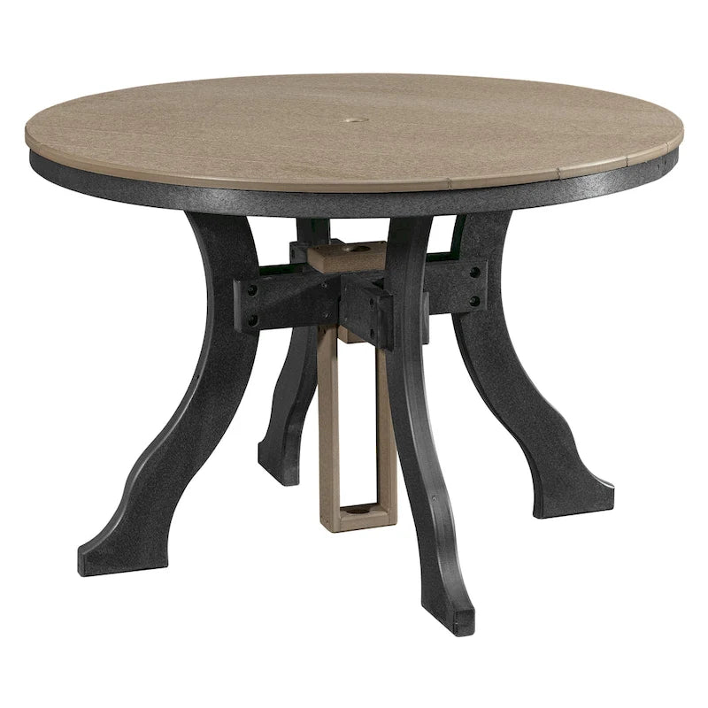 Table ronde de salle à manger American Furniture Classics, fabriquée aux États-Unis