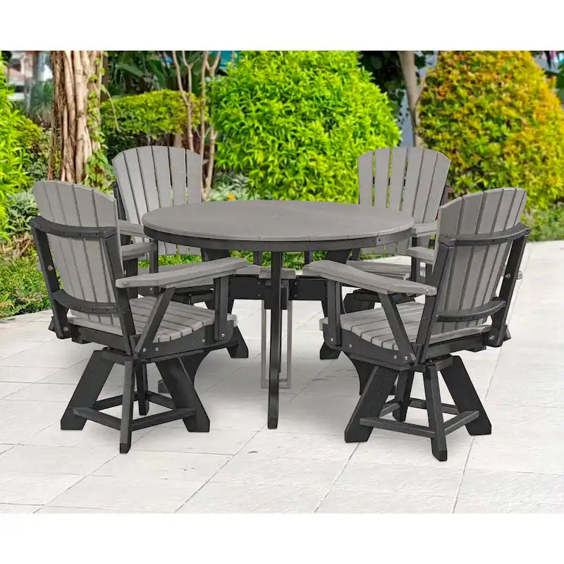 Table ronde de salle à manger American Furniture Classics, fabriquée aux États-Unis