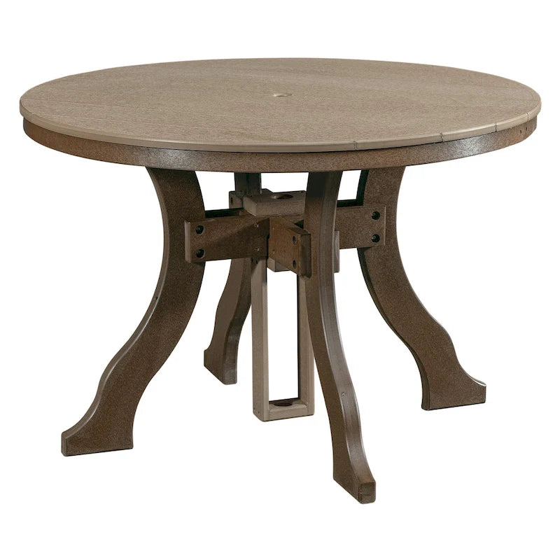 Table ronde de salle à manger American Furniture Classics, fabriquée aux États-Unis