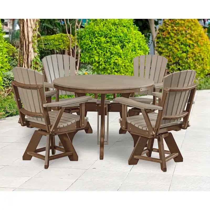 Table ronde de salle à manger American Furniture Classics, fabriquée aux États-Unis