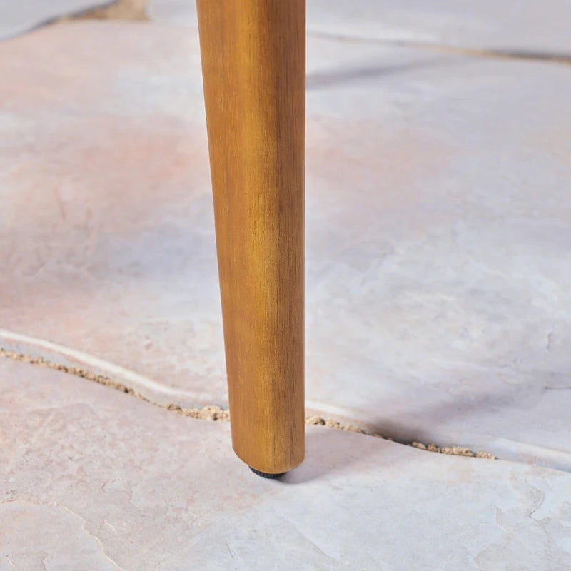 Ensemble bistro d'extérieur Arezzo 3 pièces en bois et osier par Christopher Knight Home
