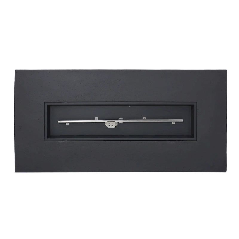 Ensemble de conversation extérieur Navan 4 places en aluminium avec foyer et support pour bouteille de gaz, par Christopher Knight Home