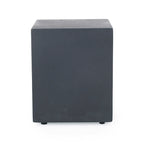 Ensemble de conversation extérieur Navan 4 places en aluminium avec foyer et support pour bouteille de gaz, par Christopher Knight Home