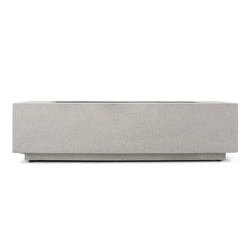 Ensemble de conversation extérieur Navan 4 places en aluminium avec foyer et support pour bouteille de gaz, par Christopher Knight Home