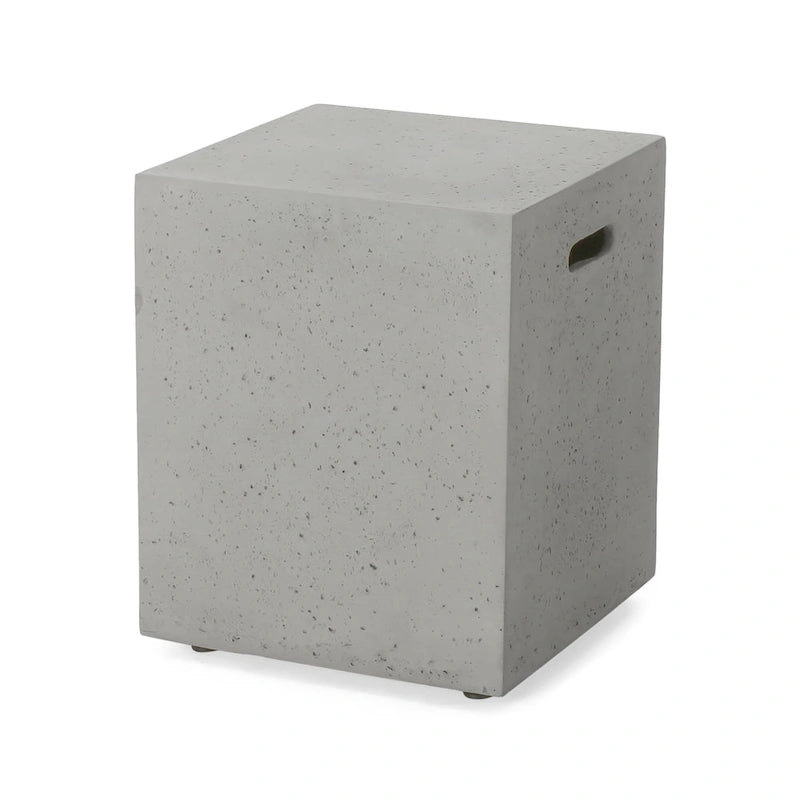 Ensemble de conversation extérieur Navan 4 places en aluminium avec foyer et support pour bouteille de gaz, par Christopher Knight Home