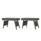 Table d'appoint pliante d'extérieur en osier Salem par Christopher Knight Home
